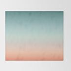 Color gradient background - fading sunset sky colors Throw Blanket Gallery Image 2
