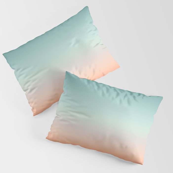 Color gradient background - fading sunset sky colors Pillow Sham Gallery Image 1