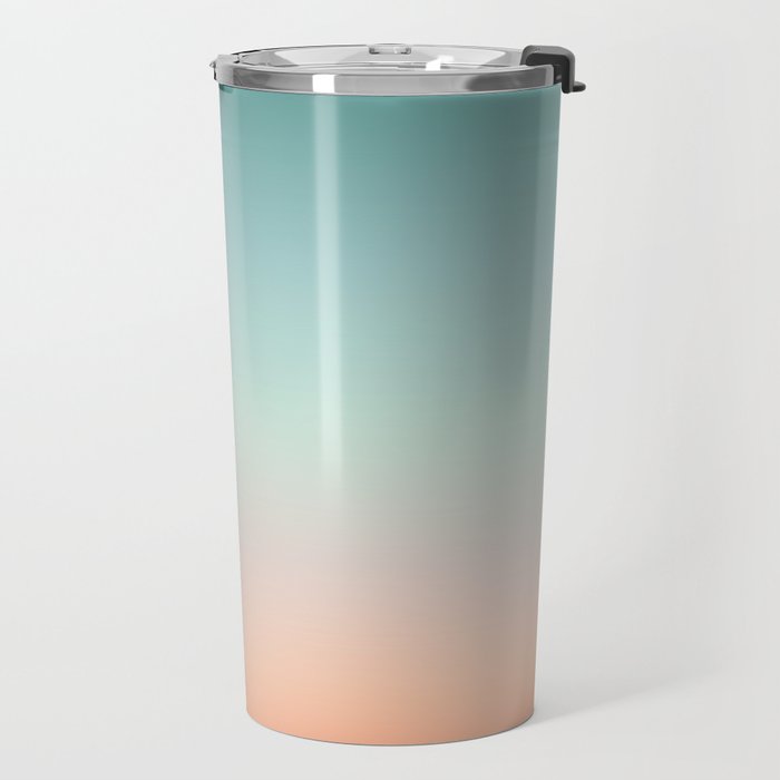 Color gradient background - fading sunset sky colors Travel Mug Gallery Image 2