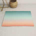 Color gradient background - fading sunset sky colors Rug Gallery Image 1