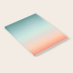 Color gradient background - fading sunset sky colors Notebook Gallery Image 2