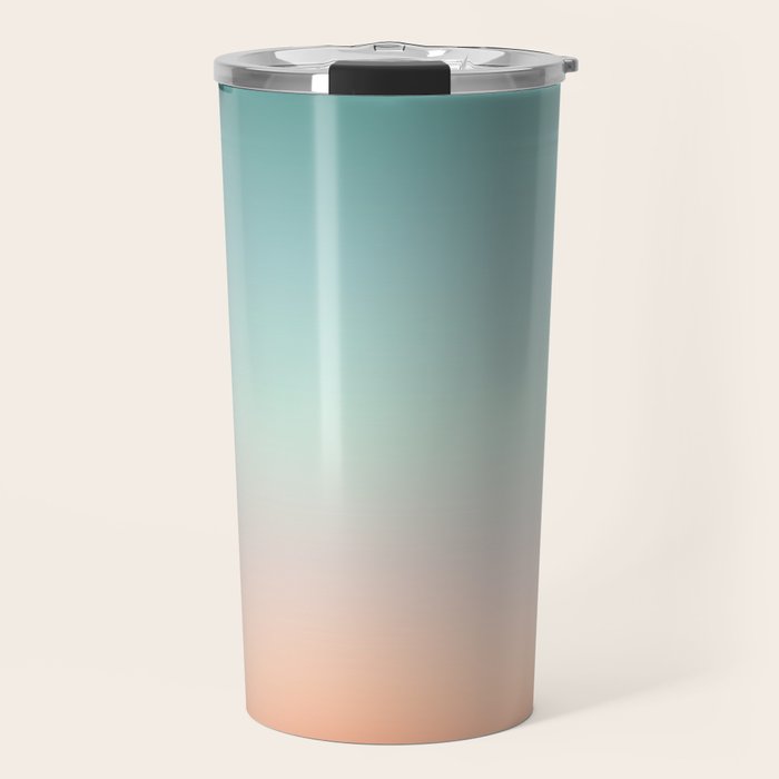 Color gradient background - fading sunset sky colors Travel Mug Gallery Image 1