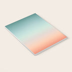 Color gradient background - fading sunset sky colors Notebook Gallery Image 3