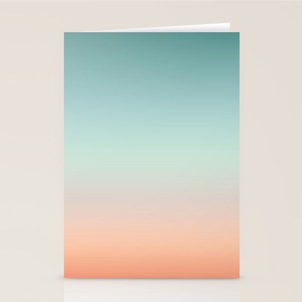 Color gradient background - fading sunset sky colors Stationery Card Gallery Image 2