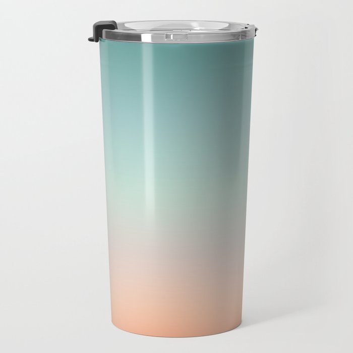 Color gradient background - fading sunset sky colors Travel Mug Gallery Image 3