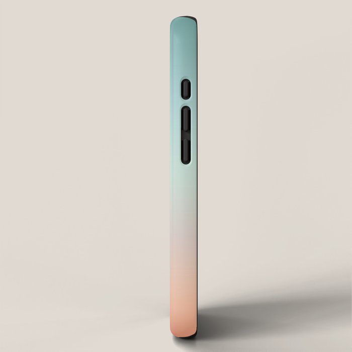 Color gradient background - fading sunset sky colors iPhone Case Gallery Image 2