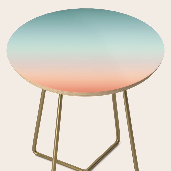 Color gradient background - fading sunset sky colors Side Table Gallery Image 2