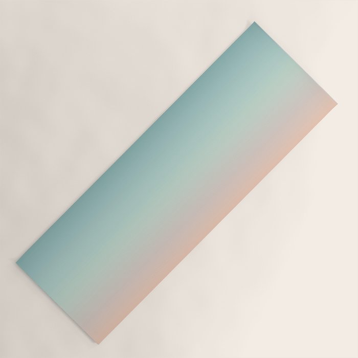 Color gradient background - fading sunset sky colors Yoga Mat Gallery Image 1