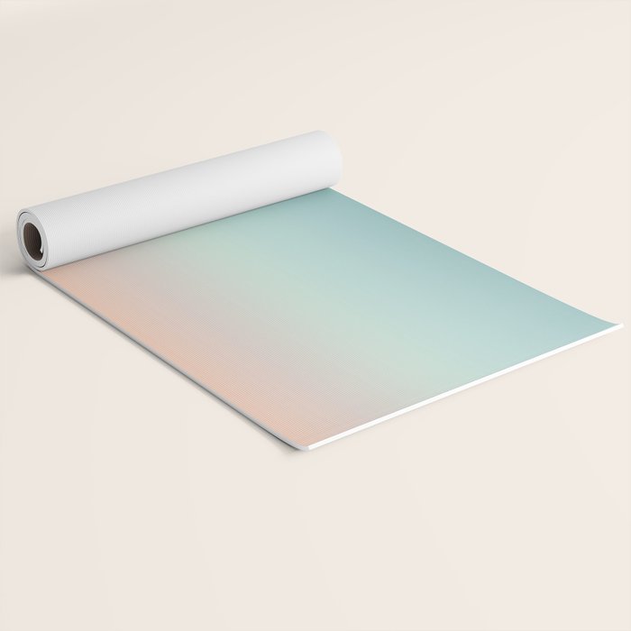 Color gradient background - fading sunset sky colors Yoga Mat Gallery Image 2