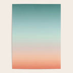 Color gradient background - fading sunset sky colors Poster Gallery Image 4
