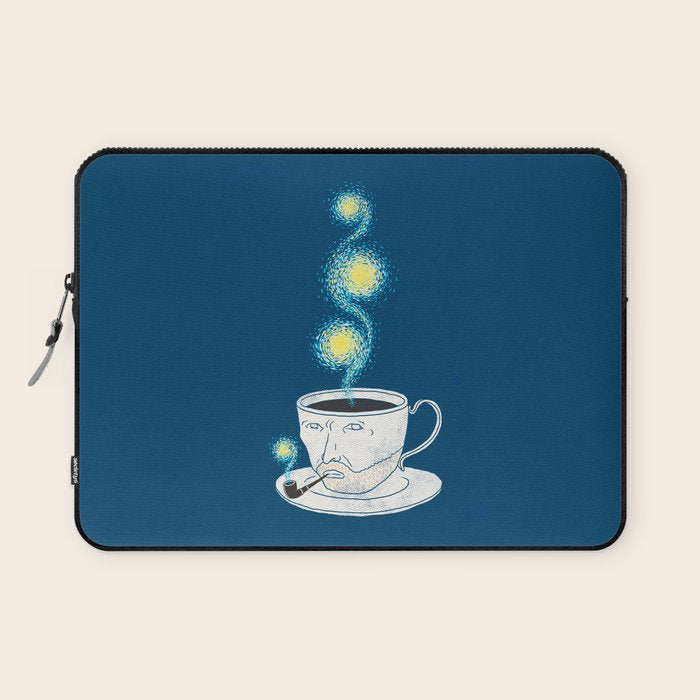 Starry starry coffee Laptop Sleeve Gallery Image 1