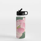 Flowering lotus flowers, Ohara Koson Water Bottle Gallery Image 1