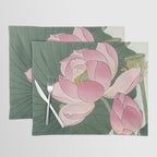 Flowering lotus flowers, Ohara Koson Placemat Gallery Image 1