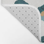 Leopard Print - Teal & Copper Bath Mat Gallery Image 2