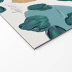 Leopard Print - Teal & Copper Welcome Mat Gallery Image 2