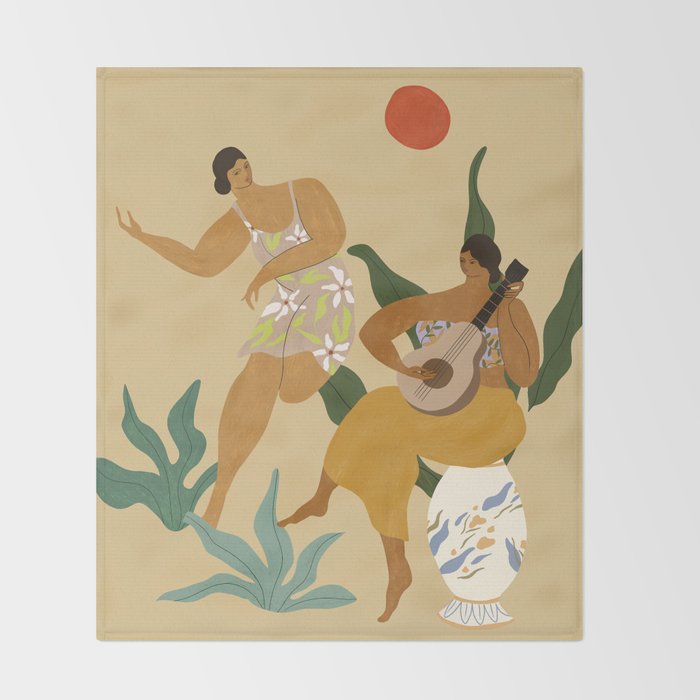 Music and Dance Throw Blanket Gallery Image 2