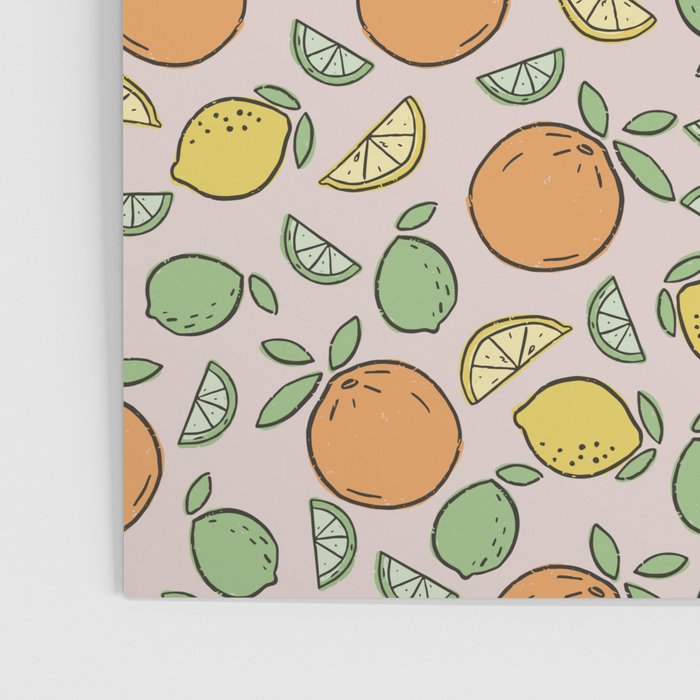 Summer Citrus in Pink Poster Gallery Image 3