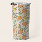 Summer Citrus in Pink Travel Mug Gallery Image 3