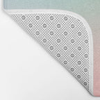 The optimistic  Rainbow Gradient Bath Mat Gallery Image 2