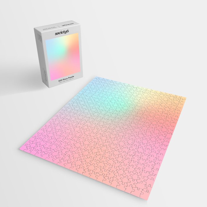 The optimistic  Rainbow Gradient Jigsaw Puzzle Gallery Image 2