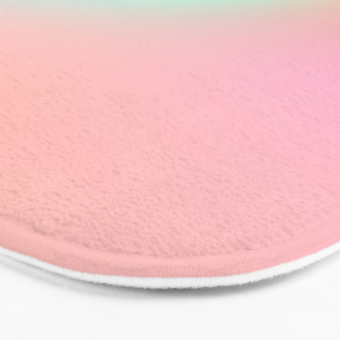 The optimistic  Rainbow Gradient Bath Mat Gallery Image 3