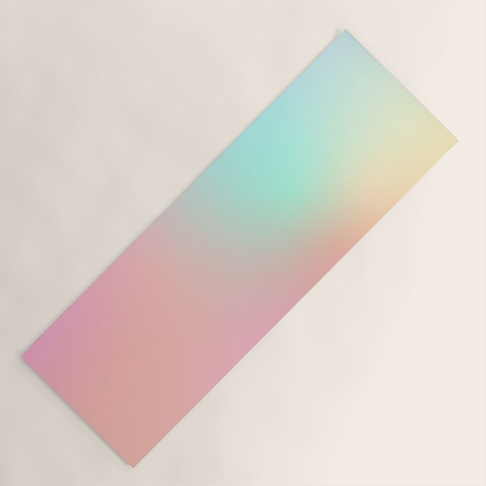 The optimistic  Rainbow Gradient Yoga Mat Gallery Image 1