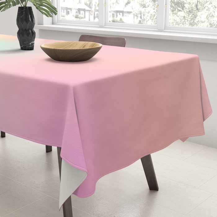 The optimistic  Rainbow Gradient Tablecloth Gallery Image 3