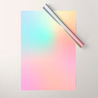The optimistic  Rainbow Gradient Wrapping Paper Gallery Image 1