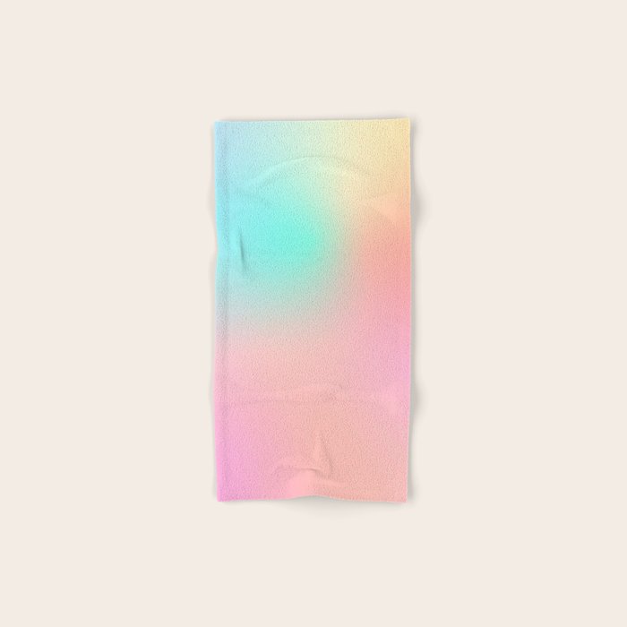 The optimistic  Rainbow Gradient Bath Towel Gallery Image 1