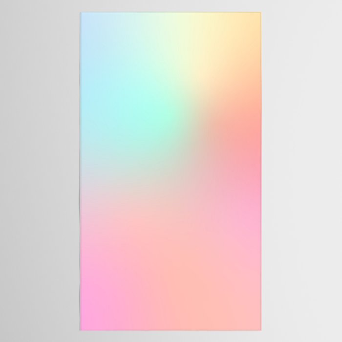 The optimistic  Rainbow Gradient Tablecloth Gallery Image 2
