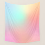 The optimistic  Rainbow Gradient Wall Tapestry Gallery Image 4
