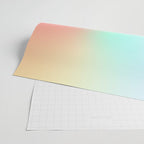 The optimistic  Rainbow Gradient Wrapping Paper Gallery Image 2