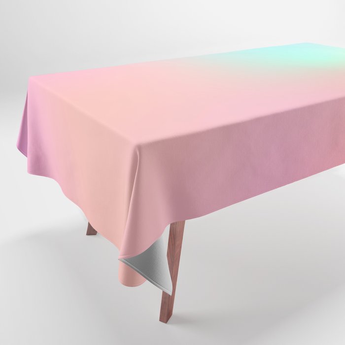 The optimistic  Rainbow Gradient Tablecloth Gallery Image 1