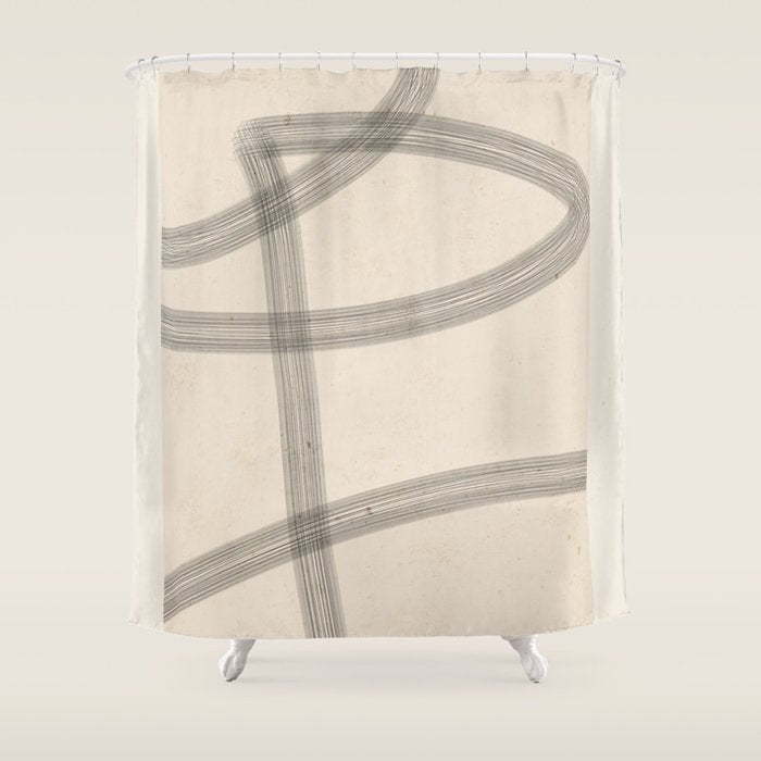 Minimal Abstract Art 20 Shower Curtain Gallery Image 1