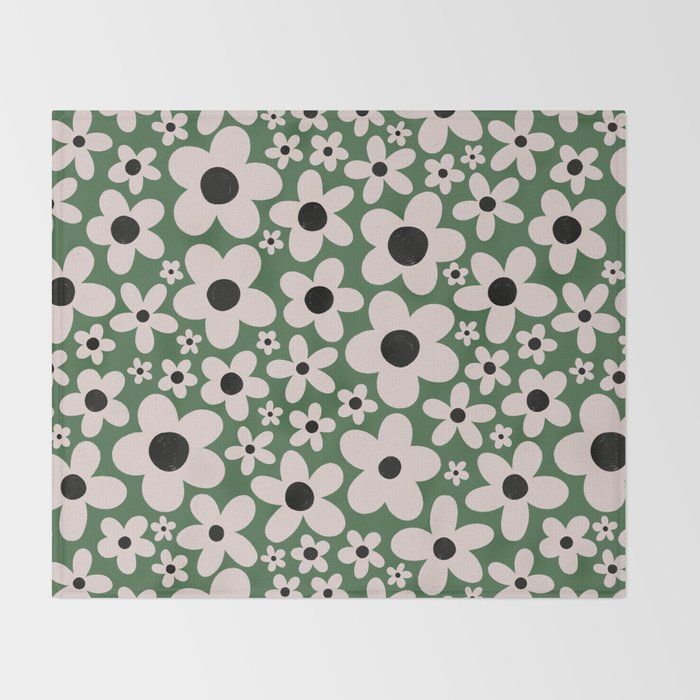 Flower Power #2 Throw Blanket Gallery Image 2