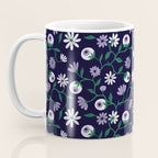 Dark Gothic Floral Garden Flowers and Eyes Creepy Halloween Coffee Mug Gallery Image 3