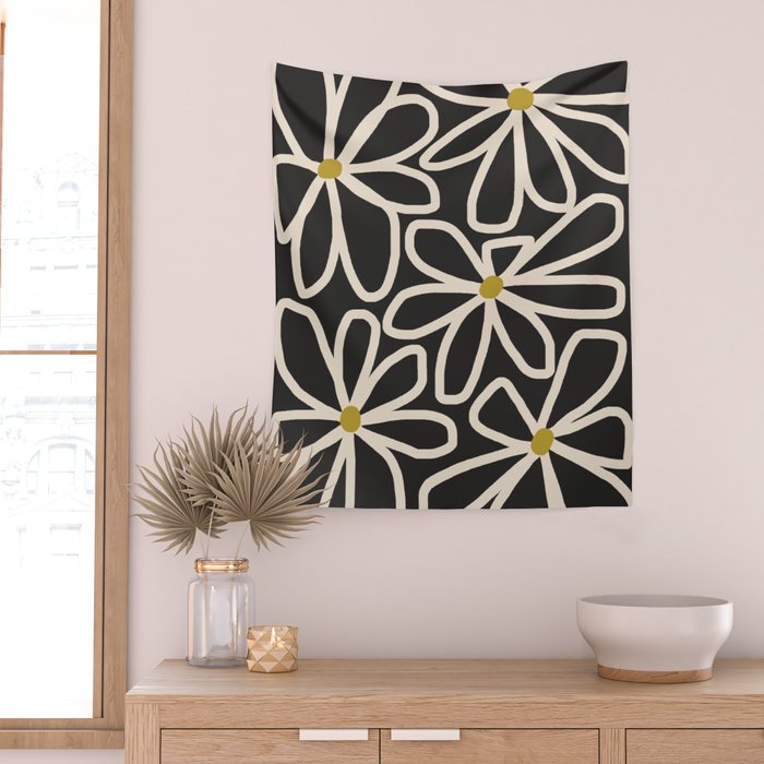 Daisy chain - night Wall Tapestry Gallery Image 2