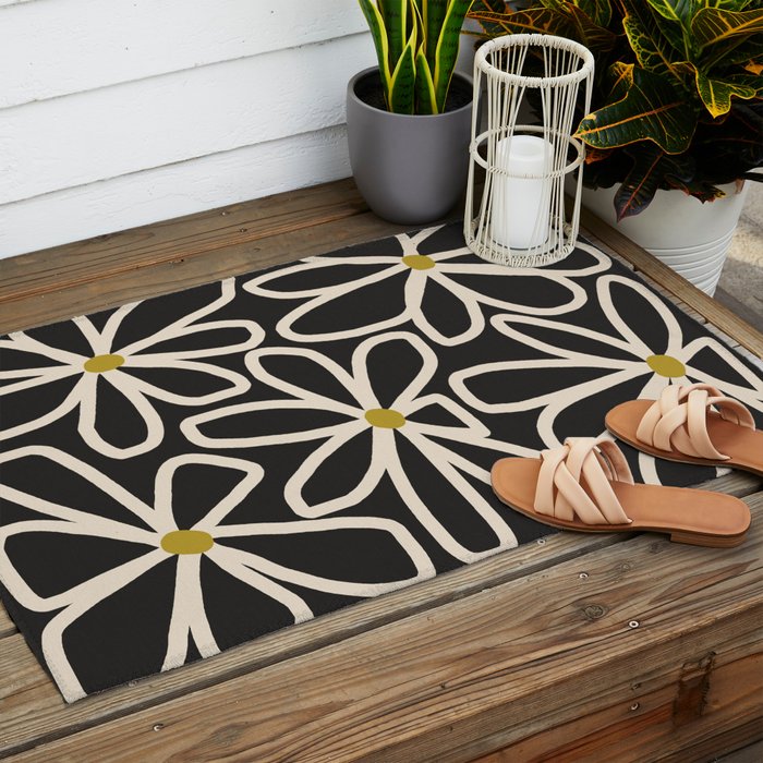 Daisy chain - night Outdoor Rug Gallery Image 2