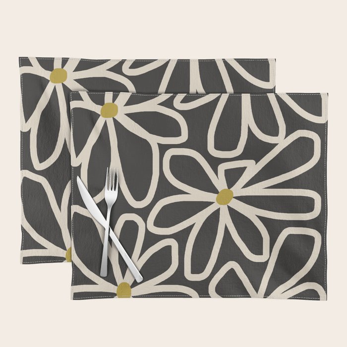 Daisy chain - night Placemat Gallery Image 1