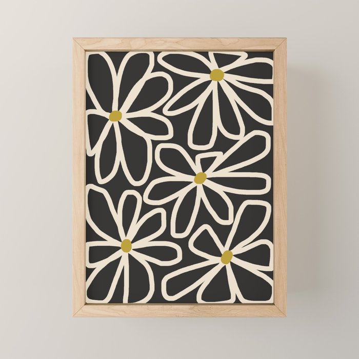 Daisy chain - night Mini Art Print Gallery Image 1