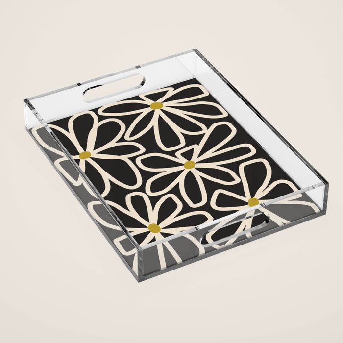Daisy chain - night Acrylic Tray Gallery Image 1