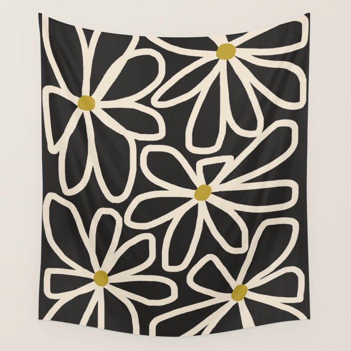 Daisy chain - night Wall Tapestry Gallery Image 4