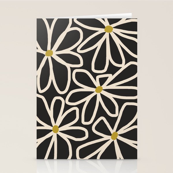 Daisy chain - night Stationery Card Gallery Image 2