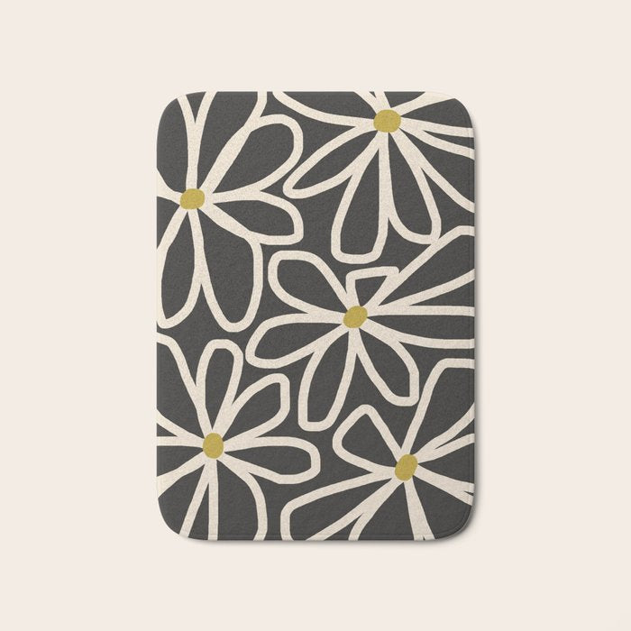 Daisy chain - night Bath Mat Gallery Image 1