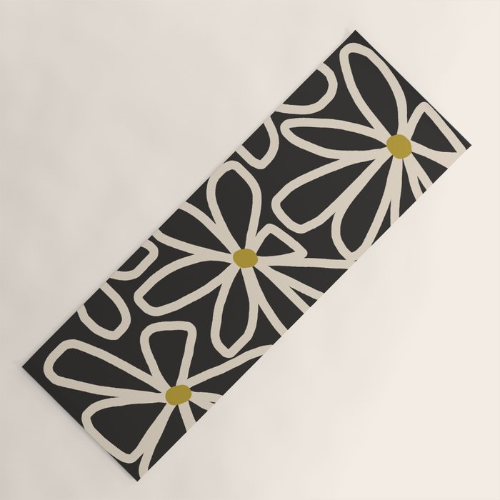 Daisy chain - night Yoga Mat Gallery Image 1