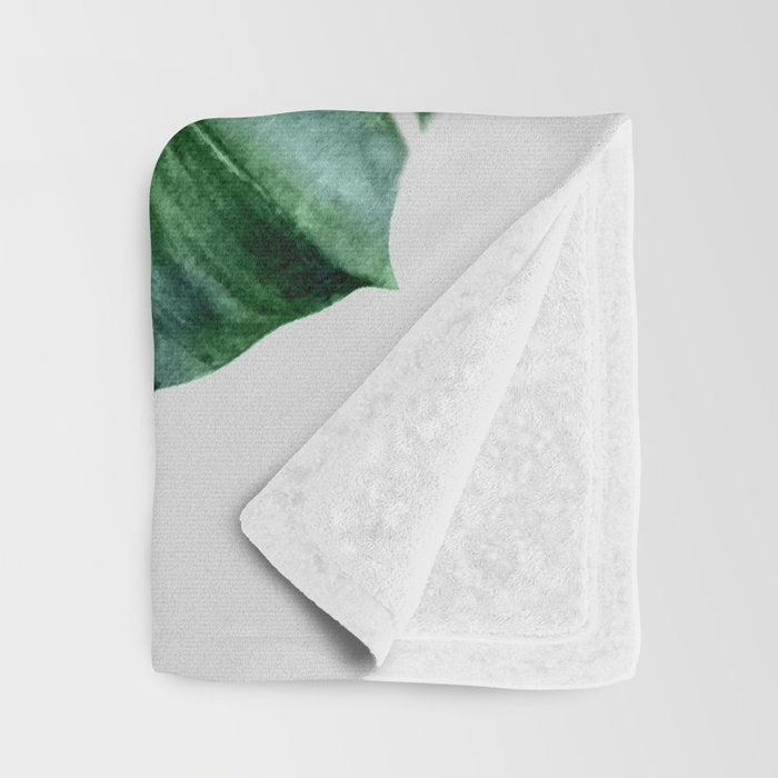 Monstera Throw Blanket Gallery Image 3