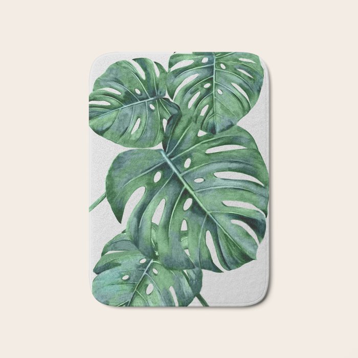 Monstera Bath Mat Gallery Image 1