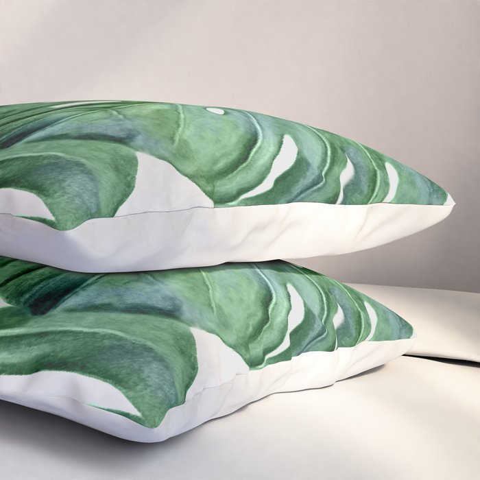 Monstera Pillow Sham Gallery Image 3