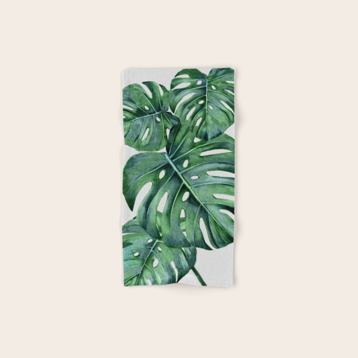 Monstera Bath Towel Gallery Image 1