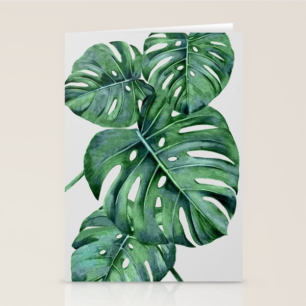 Monstera Stationery Card Gallery Image 2